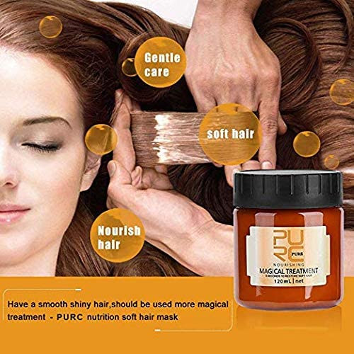 Omaky 120ml Magical Hair Treatment Mask 5 Seconds Repairs Damage Hair Advanced Molecular Hair deep Conditioner Roots Tre
