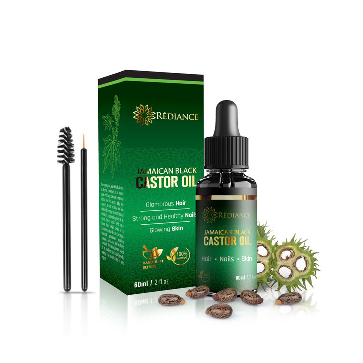 Jamaican Black Castor Oil 100 Pure Organic ColdPressed 60ml Hair Growth Skin Moisturizer Nail Care Strengthens Hydrates