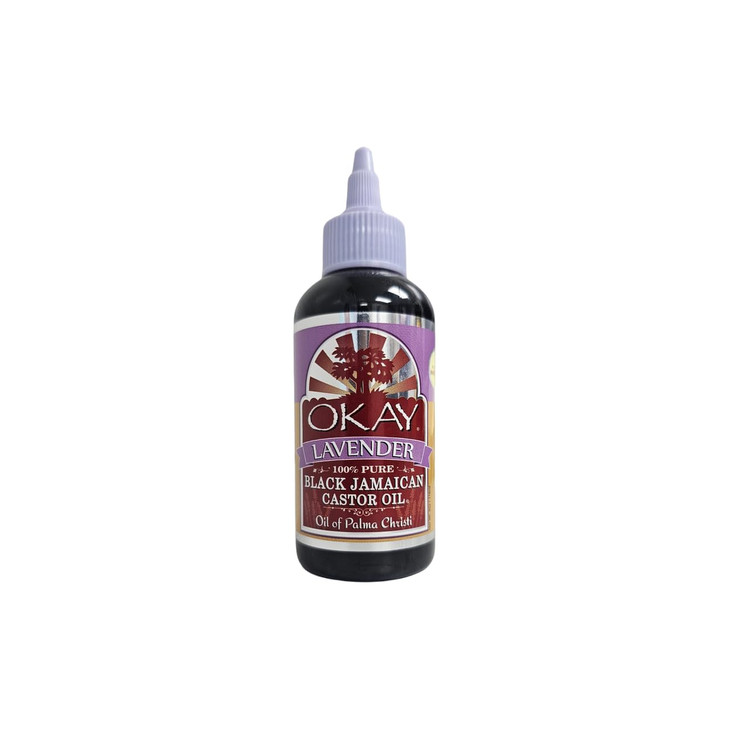 Okay Pure Naturals Black Jamaican Castor Oil Castor Oil for Hair Growth Moisture for Skin Face Scalp Eyelashes Eyebrows