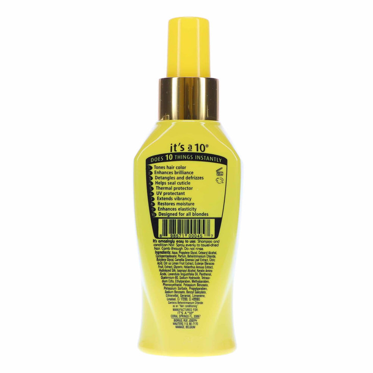 Its a 10 Haircare Blonde Miracle Leave in Treatment 4 Ounce