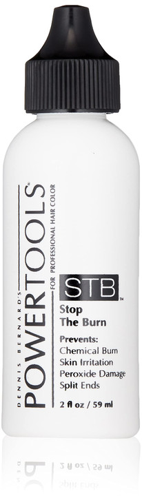 POWERTOOLS STB The Original Stop The Burn 2 oz Mix Directly Into Hair Color Formula To Lessen Scalp Irritation From Hair
