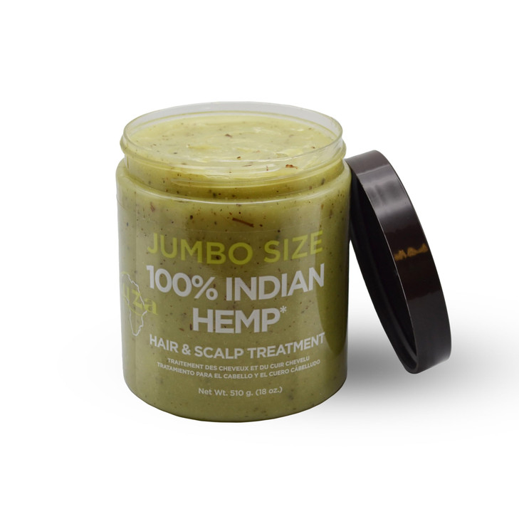 Kuza 100 Indian Hemp Hair Scalp Treatment Improves Dry Hair and Scalp Health JUMBO SIZE 18 oz