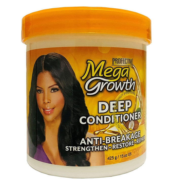 Mega Growth AntiBreakage Strengthening Deep Conditioner Hydrating Hair Mask Restores Repairs Damaged Fragile Hair Revita