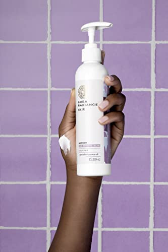 Shea Radiance AntiFrizz Curl Defining LeaveIn Cream Great for Wavy Coily Kinky Hair Unrefined Shea Butter Coconut Oil 8o