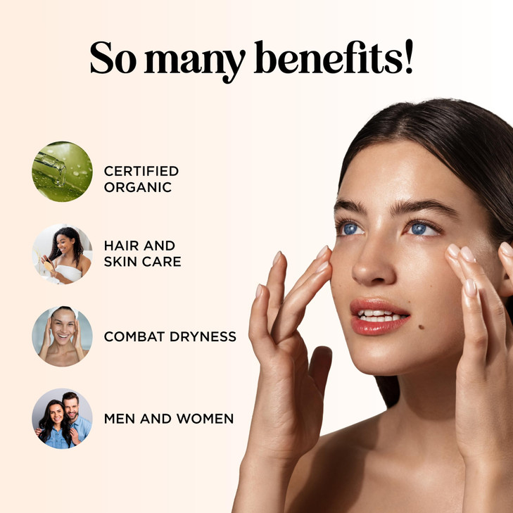 Certified Organic Argan Oil for Hair Skin Nails 100 Pure Moroccan Argan Oil Organic Cold Pressed and Unrefined Fast Abso