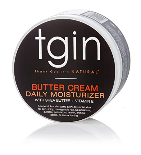 tgin Butter Cream Daily Moisturizer Curly Hair Products With Deep Hydration for Soft Defined Curls Hair Products for Twi