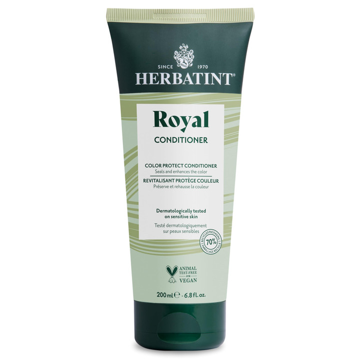 Herbatint Royal Conditioner with Aloe Vera Jojoba Oil Deep Moisturizing Formula for ColorTreated Hair Restores Softness