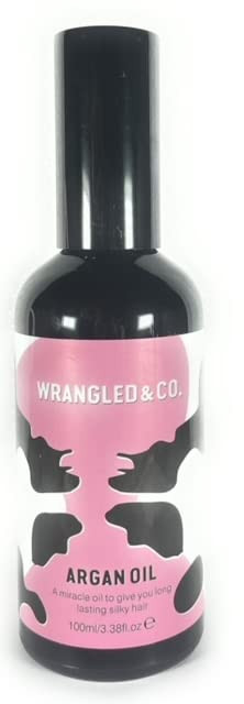 100 Pure Organic Argan Oil for Hair and Skin Natural Cold Pressed CrueltyFree 33 Fl Oz Pump Bottle by Wrangled Co