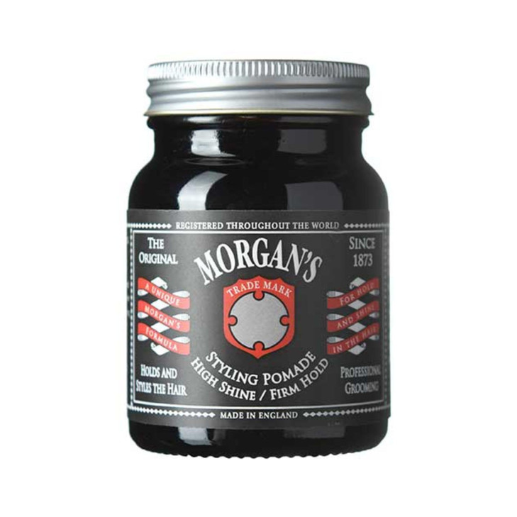Morgans Pomade Styling Pomade High Shine Strong Hold and Water Soluble with Bergamot and Patchouli Scent for All Hair Ty