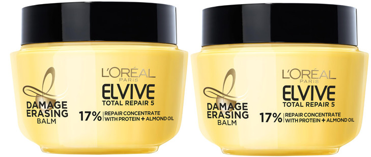 LOreal Paris Hair Care Elvive Total Repair 5 Damage Erasing Balm Conditioning Hair Mask for Damaged Hair with Almond and