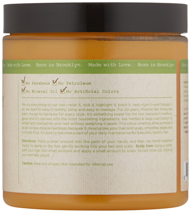 Carols Daughter Mimosa Hair Honey Hair Dress Shine Pomade 8 Ounce