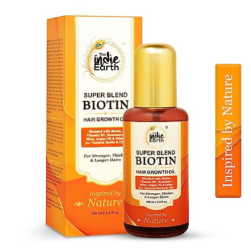 Super Blend Rosemary Mint Biotin Hair Growth Oil With Vit B5 E Argan 21 Natural Herbs for Scalp Hair Strengthening Contr