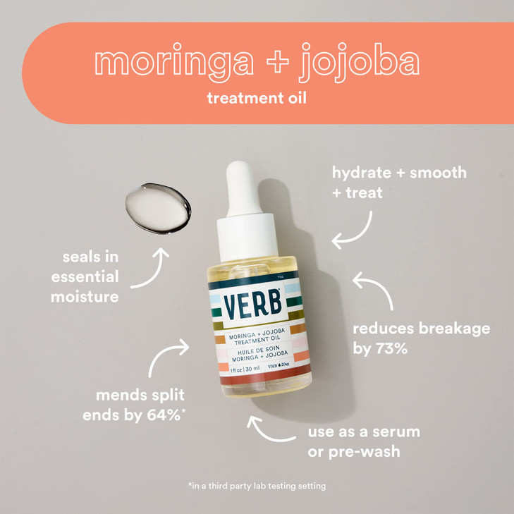 VERB Moringa Jojoba Treatment Oil 1 fl oz