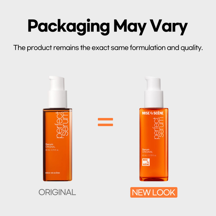 Mise En Scene Perfect Serum Original Heat Protectant Hair Oil for Frizzy Dry Argan Oil Visibly Smooths Softens Add Shine