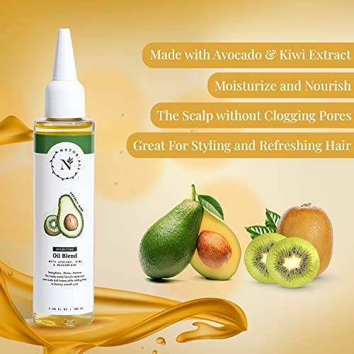 NaturAll 100 Natural Chebe Jamaican Black Castor Oil for Hair Growth Authentic Oil from Chad with Nozzle for Easy Applic