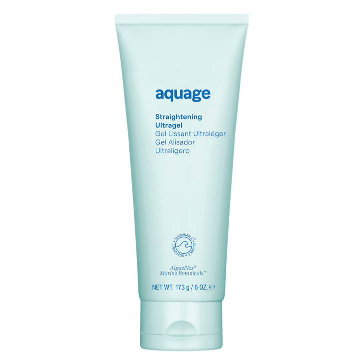AQUAGE Straightening Ultragel Lightweight Formula to Smooth and Silken Curly Permed or Frizzy Hair Contains AlgaePlex Ma