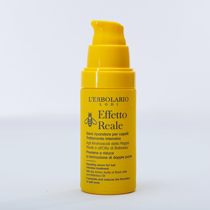 LErbolario Effetto Reale Repair Serum Hair Serum for Thinning Hair Reduces Split Ends and Provides Essential Nutrients t