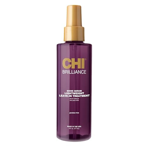CHI Brilliance Shine Serum Lightweight LeaveIn Treatment Provides Superior Smoothness Manageability Sulfate Paraben Crue