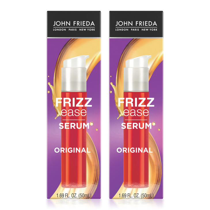 John Frieda Frizz Ease Original Hair Serum Protecting Against Frizz Heat and Humidity While Adding Shine Hydratesand Smo