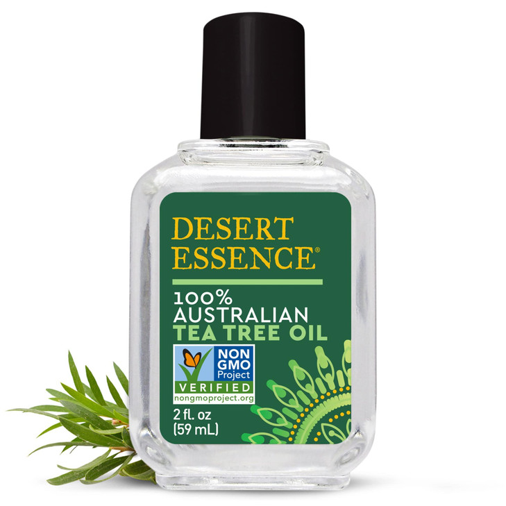Desert Essence 100 Australian Tea Tree Oil Therapeutic Grade Essential Oil Skin Cleansing Clarifying Soothing Refreshing
