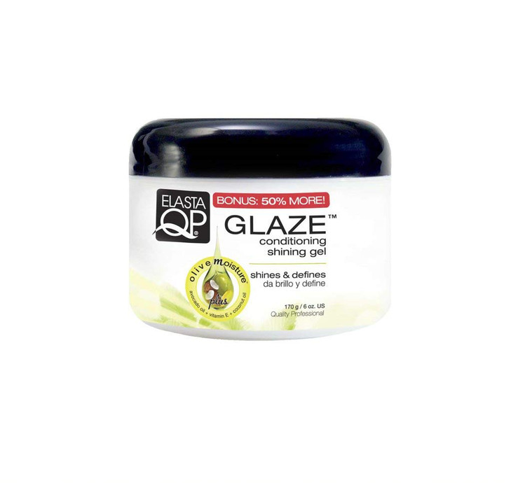 Elasta QP Glaze Maximum Hold Conditioning Shining Gel 6 Oz Pack of 3