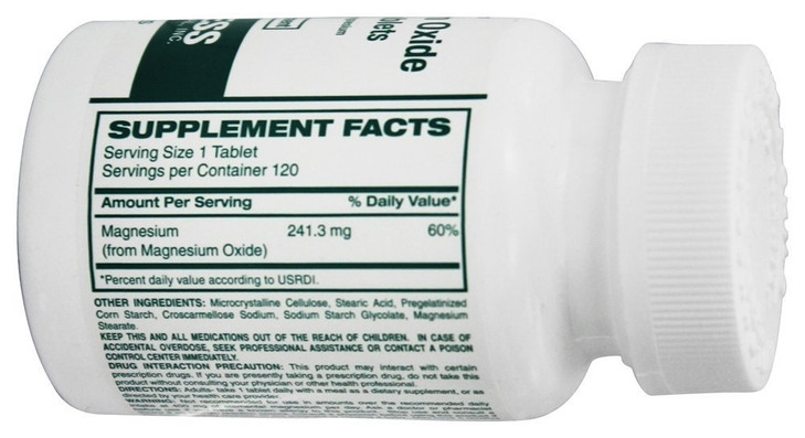 Cypress Pharmaceutical, Inc.- Magnesium Oxide 400 mg. - 120 Tablets