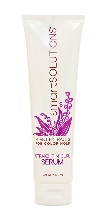SMART SOLUTIONS Straight N Curl Serum 4 oz Smooths Straightens Curves Curls ParabenFree Plantbased