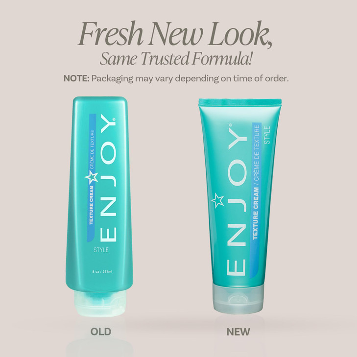 Enjoy Texture Cream Lightweight Hair Styling for Volume Separation Medium to Firm Hold 8 Oz