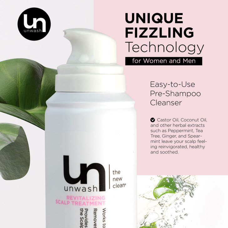 Unwash Revitalizing Scalp Treatment Scalp Treatment Combats Excess Oil Lightweight Formula Balances Moisture Cruelty Fre