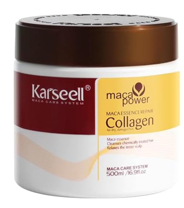 TOLO Deals Collagen Hair Treatment Deep Repair Conditioning Argan Oil Collagen Hair Mask Essence for Dry Damaged Hair Al