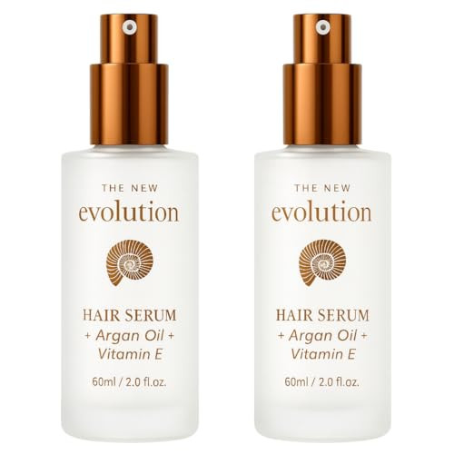 HerStyler Evolution Argan Oil Serum Vitamin E Nourishing Treatment to Soften Dry Hair For Hair Straightening With Aloe V