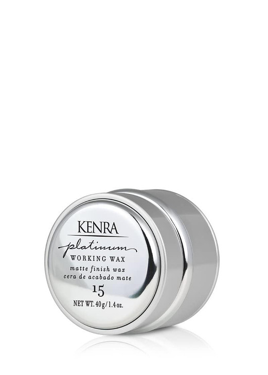 Kenra Professional Platinum Working Wax 15 Matte Finish Styler Provides Medium Flexible Hold NonGreasy CrmeBased Formula