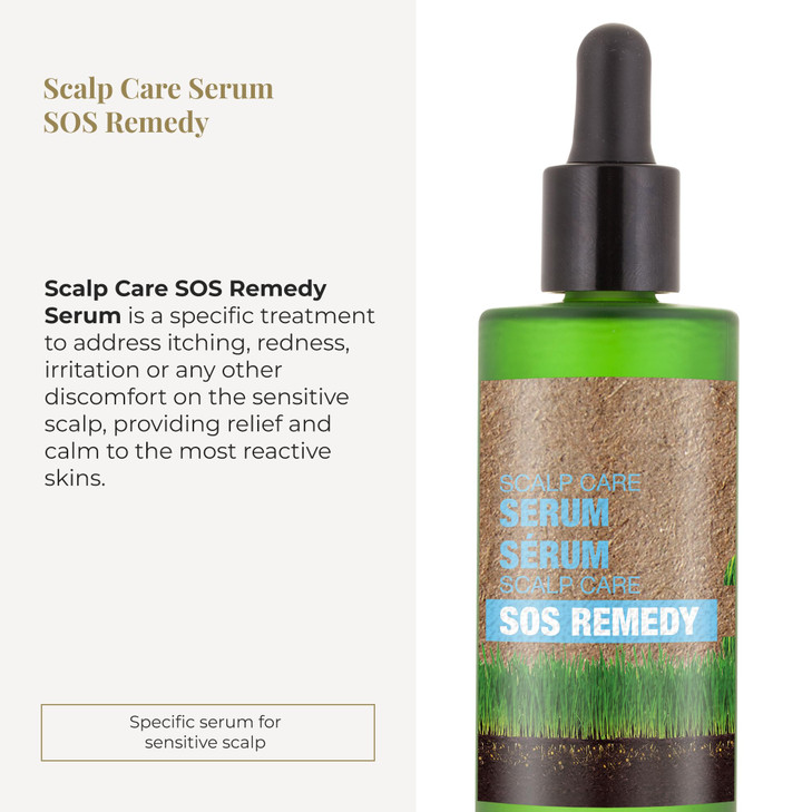 SALERM Sensitive Scalp Serum Scalp Care SOS Remedy Serum Biokera Natura 45 ml with Honey and Willow Extract Helps Mantai