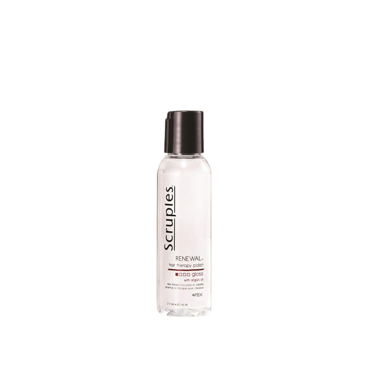 Scruples Renewal Therapy Hair Gloss Argan Oil Hair Serum for Shine Moisture Frizz Control Instantly Restores Dry Lifeles