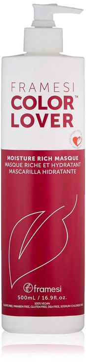 FRAMESI Color Lover Moisture Rich Masque 169 floz Sulfate Free Hair Mask for Color Treated Hair