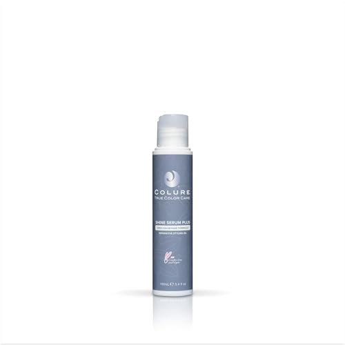 COLURE Shine Serum Plus 34 oz Anti Frizz Hair Oil and Heat Protectant for High Shine and Humidity Resistance