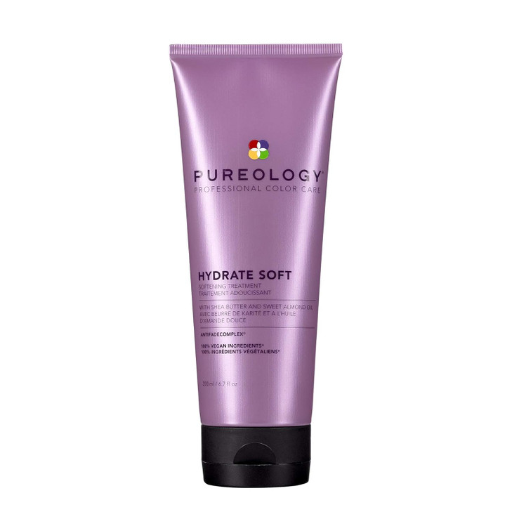 Pureology Hydrate Soft Softening Treatment For Dry ColorTreated Hair Nourishing Treatment Adds Softness SulfateFree Vega