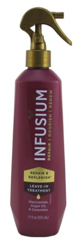 INFUSIUM LEAVEIN TREATMENT Repair Replenish Nourish Renew Spray with Niacinamide Argan Oil Ceramides 11 FL OZ 3 Pack