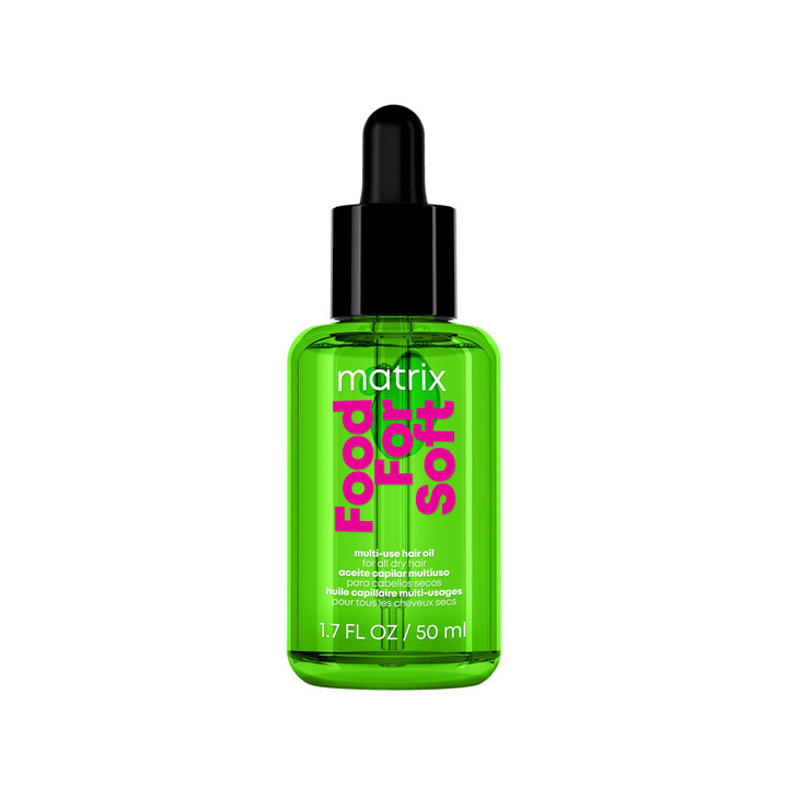 MATRIX Food For Soft Hair Serum Oil For Dry Brittle and All Hair Types Softens Smooths and Adds Shine With Heat Protecti