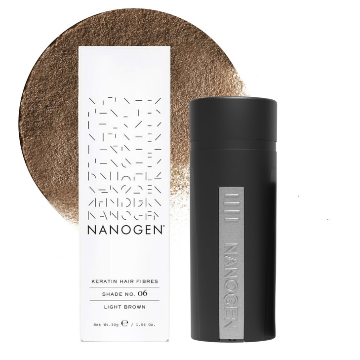 Nanogen Keratin Hair Fibers 30Grams Light Brown