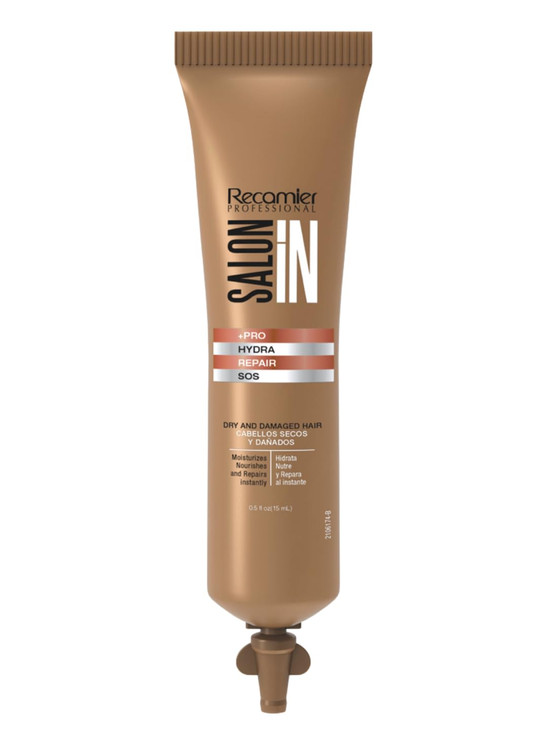 Salon In Recamier Hydra Repair SOS Shots 12 x 05 fl oz Intensive Hair Repair Ampoules for Dry Damaged Hair