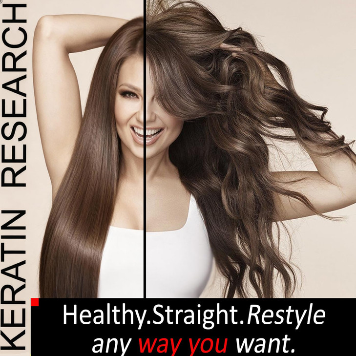 Premium Advanced Brazilian Keratin Blowout Hair Complex Treatment Professional Results Straightens and Smooths Hair for