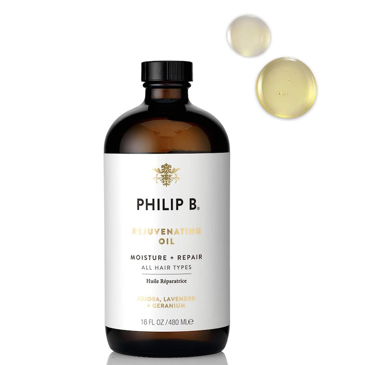 PHILIP B Rejuvenating Oil 16 oz 480 ml LongTerm Hair Repair Youthful Bounce Strength and Shine