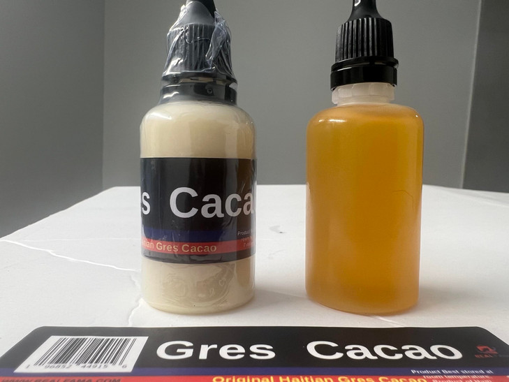 REAL FAMA Gres Cacao Oil 30ml Travel size Organic Haitian Cacao Oil bottle