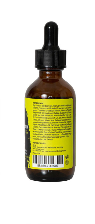 Esha Girl Natural AntiItch Growth Scalp Serum Especially for Curly Hair Plant Protein Biotin B Complex Infused with Coco