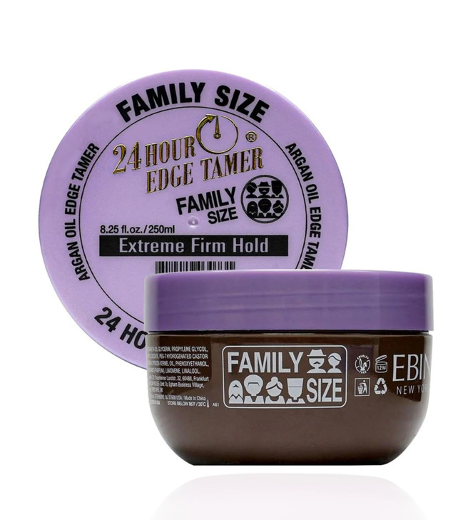 EBIN NEW YORK 24 Hour Edge Tamer Extreme Firm Hold 825oz 250ml No Flaking White Residue Shine and Smooth texture with Ar