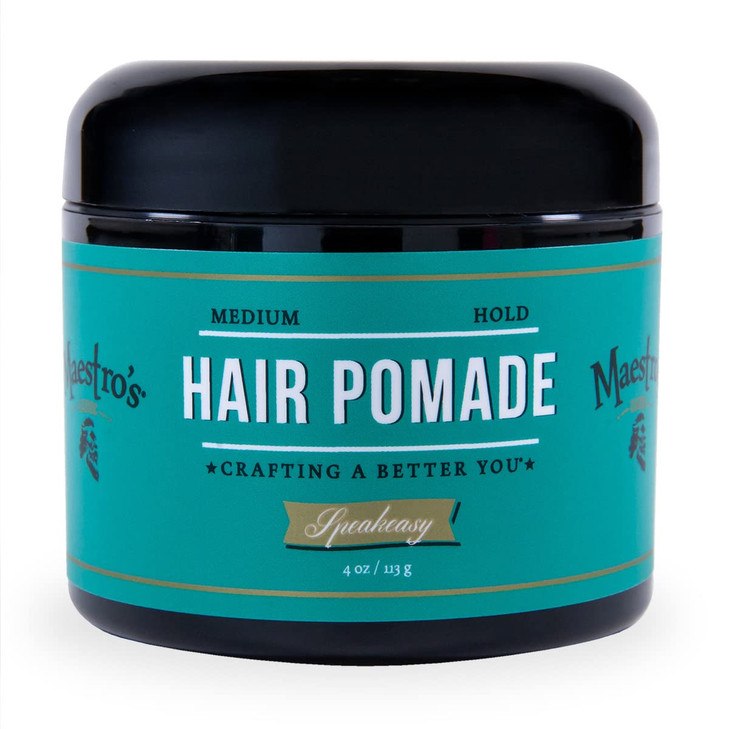 Maestros Classic Hair Pomade Mark of a Man Blend Medium Hold Natural Shine WaterBased Pomade for Men Classic Grooming fo