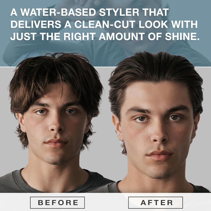 CRVFT Pomade 2oz SemiMatte Finish Shine Original Hold Medium Strength Gel Mens Styling Product Barber Approved Water Bas