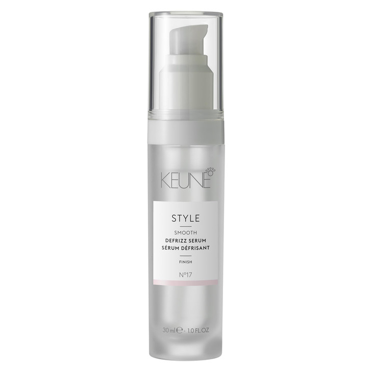 Keune Style Defrizz Serum AntiFrizz UV Protection Serum for Smooth Shiny Hair 1 Fl Oz