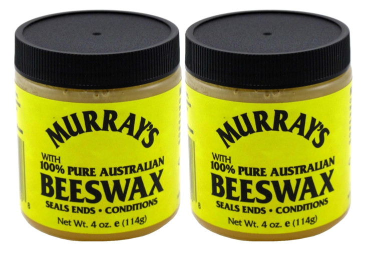 Murrays Beeswax 4 Ounce Jar 2 Pack
